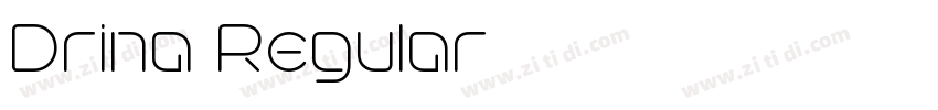 Drina Regular字体转换